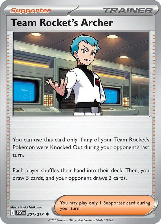 Team Rocket's Archer 201/217 (ME: Ascended Heroes) 