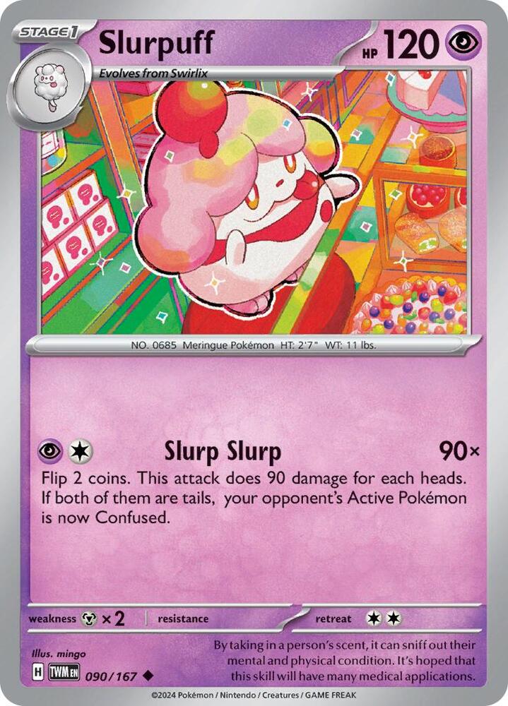 Slurpuff 090/167 (SV06: Twilight Masquerade) 