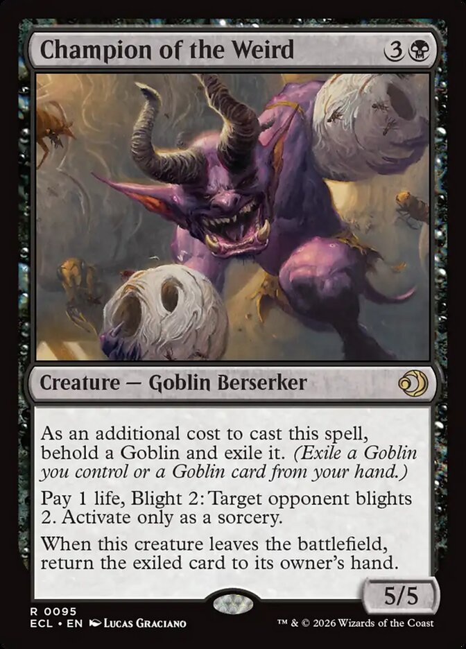 Champion of the Weird 95/273 (Lorwyn Eclipsed)  - Foil