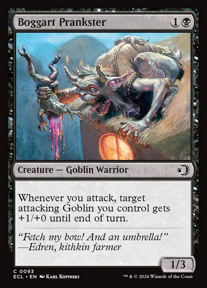 Boggart Prankster 93/273 (Lorwyn Eclipsed)  - Foil