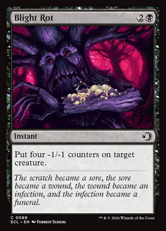 Blight Rot 89/273 (Lorwyn Eclipsed) 