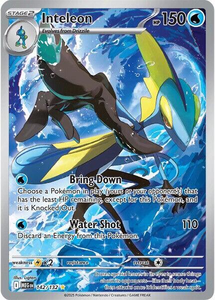 Inteleon 142/132 (ME01: Mega Evolution)  - Holofoil