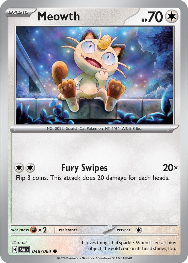 Meowth 048/064 (SV: Shrouded Fable) 