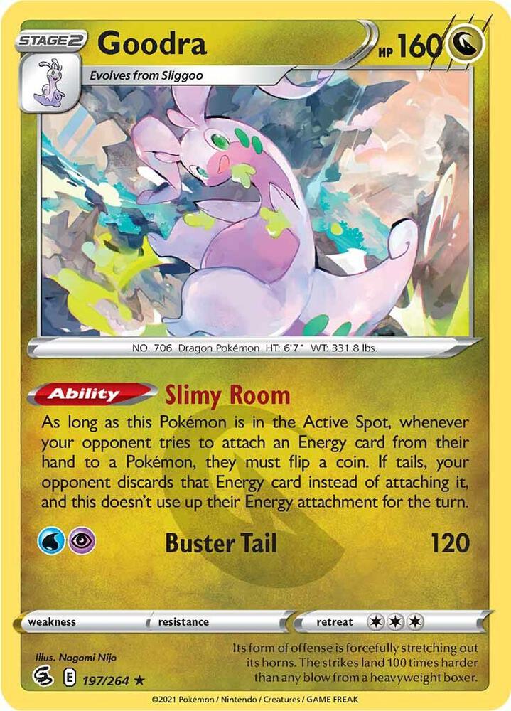 Goodra 197/264 (SWSH08: Fusion Strike) 