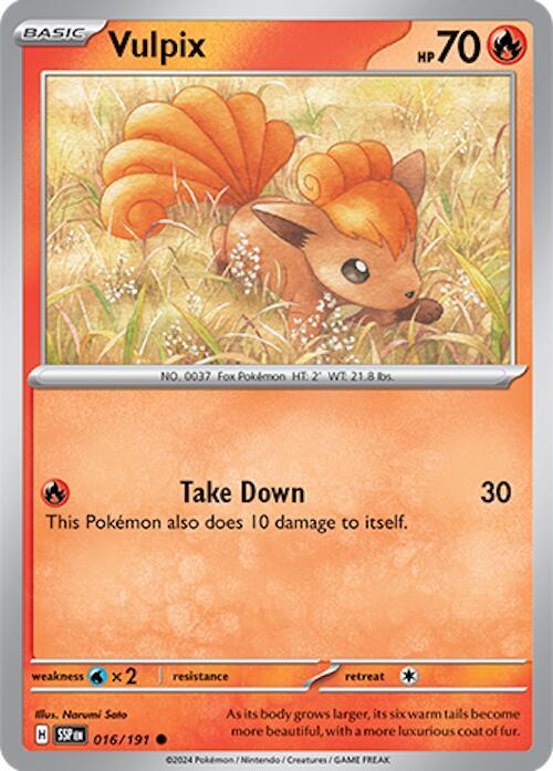 Vulpix 016/191 (SV08: Surging Sparks) 