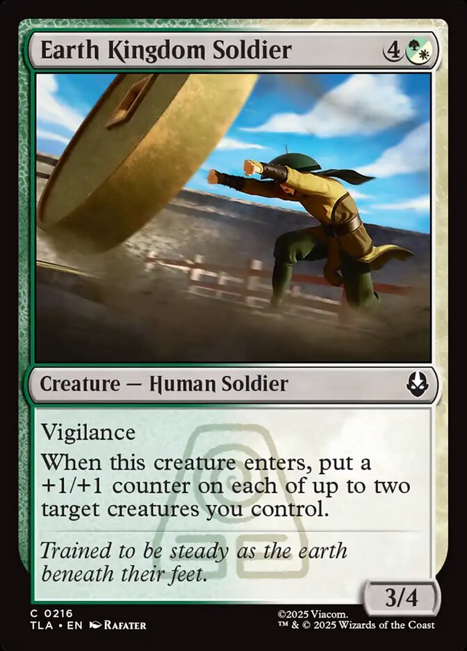 Earth Kingdom Soldier 216 (Avatar: The Last Airbender)  - Foil