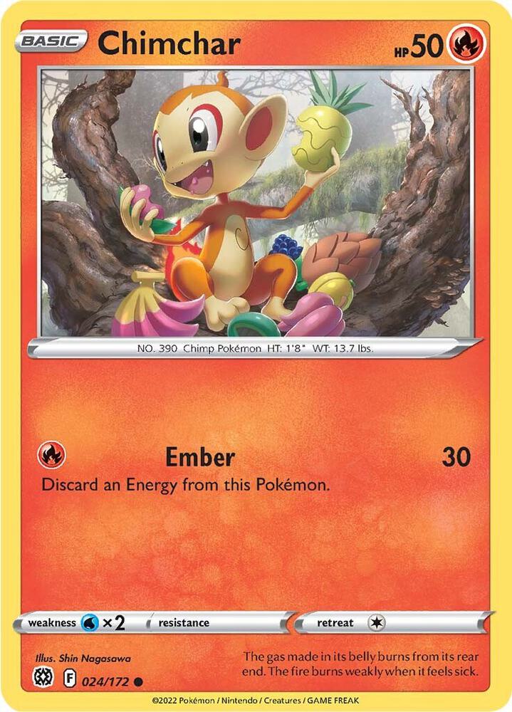 Chimchar 024/172 (SWSH09: Brilliant Stars) 