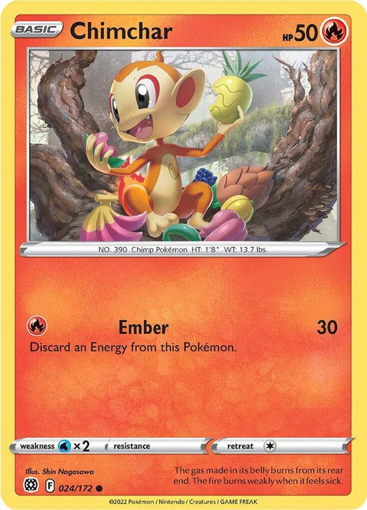 Chimchar 024/172 (SWSH09: Brilliant Stars) 