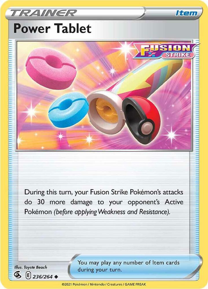 Power Tablet 236/264 (SWSH08: Fusion Strike) 
