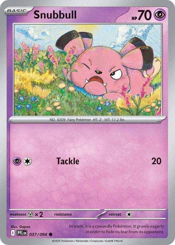 Snubbull 037/094 (ME02: Phantasmal Flames) 
