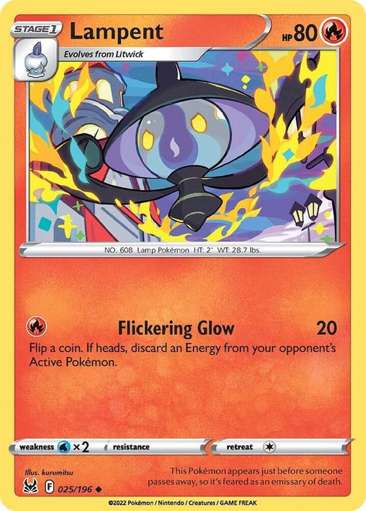 Lampent 025/196 (SWSH11: Lost Origin) 