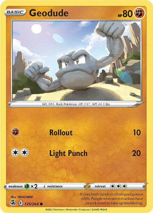 Geodude 135/264 (SWSH08: Fusion Strike) 
