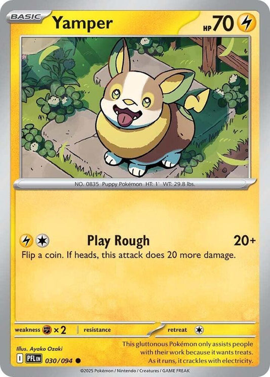 Yamper 030 094 030/094 (ME02: Phantasmal Flames)  - Reverse Holofoil
