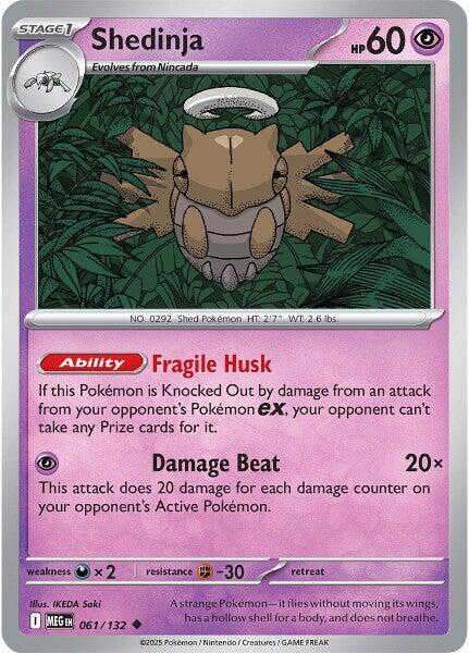 Shedinja 061/132 (ME01: Mega Evolution) 