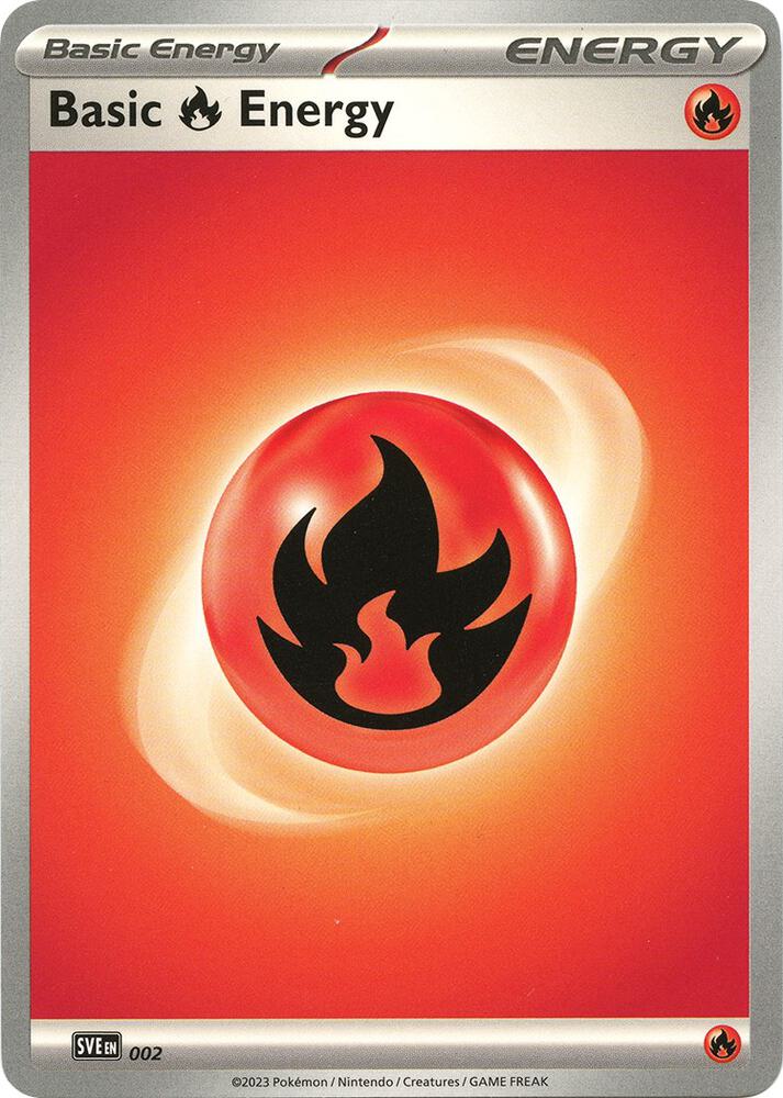 Basic Fire Energy 002 (SVE: Scarlet & Violet Energies) 