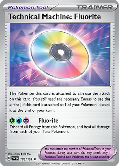 Technical Machine: Fluorite 188/191 (SV08: Surging Sparks) 