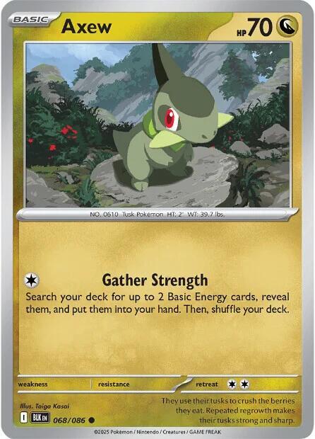 Axew 068/086 (SV: Black Bolt) 