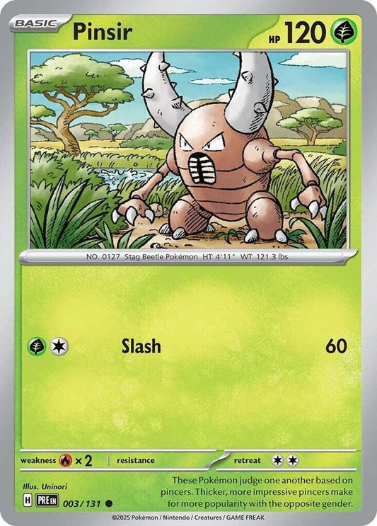 Pinsir 003/131 (SV: Prismatic Evolutions) 