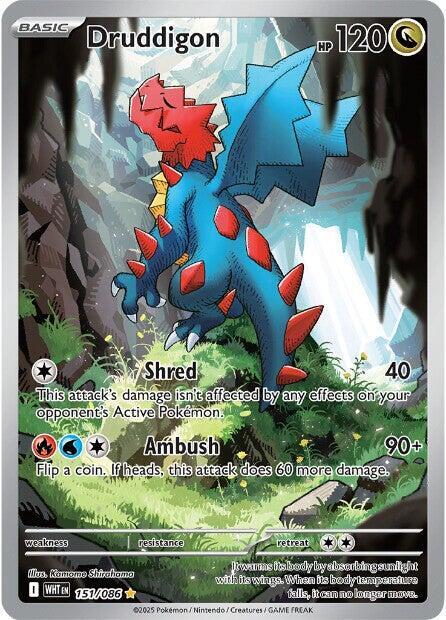 Druddigon 151/086 151/086 (SV: White Flare)  - Holofoil