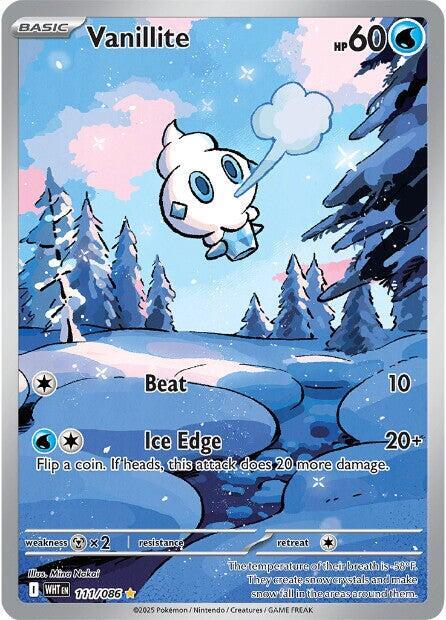 Vanillite 111/086 111/086 (SV: White Flare)  - Holofoil