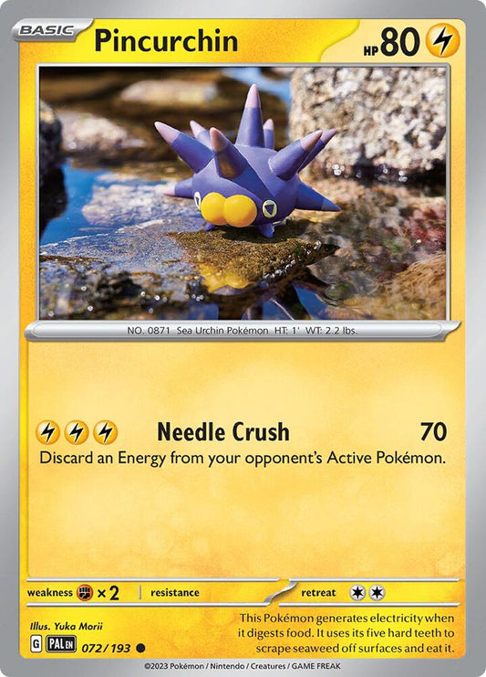 Pincurchin 072/193 (SV02: Paldea Evolved) 