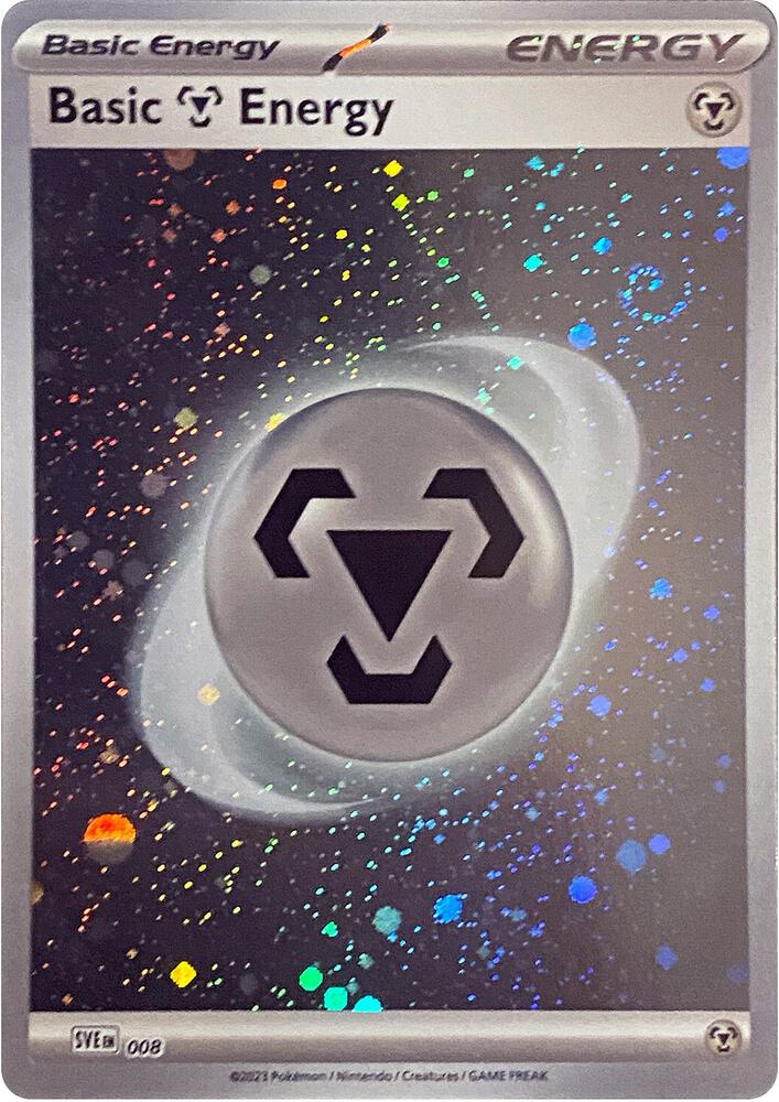 Basic Metal Energy Cosmos Holo 008 (SVE: Scarlet & Violet Energies)  - Cosmo Holofoil