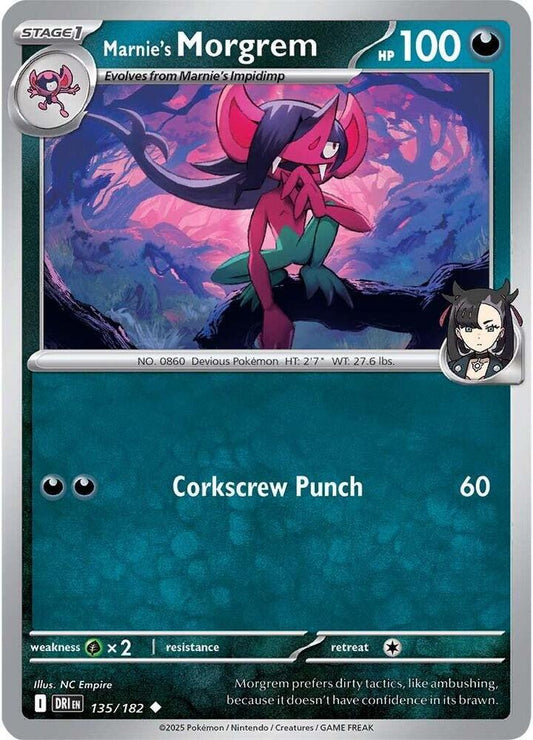 Marnie's Morgrem 135/182 (SV10: Destined Rivals) 