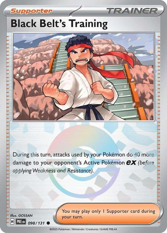 Black Belt's Training 098/131 (SV: Prismatic Evolutions)  - Poke Ball Holofoil