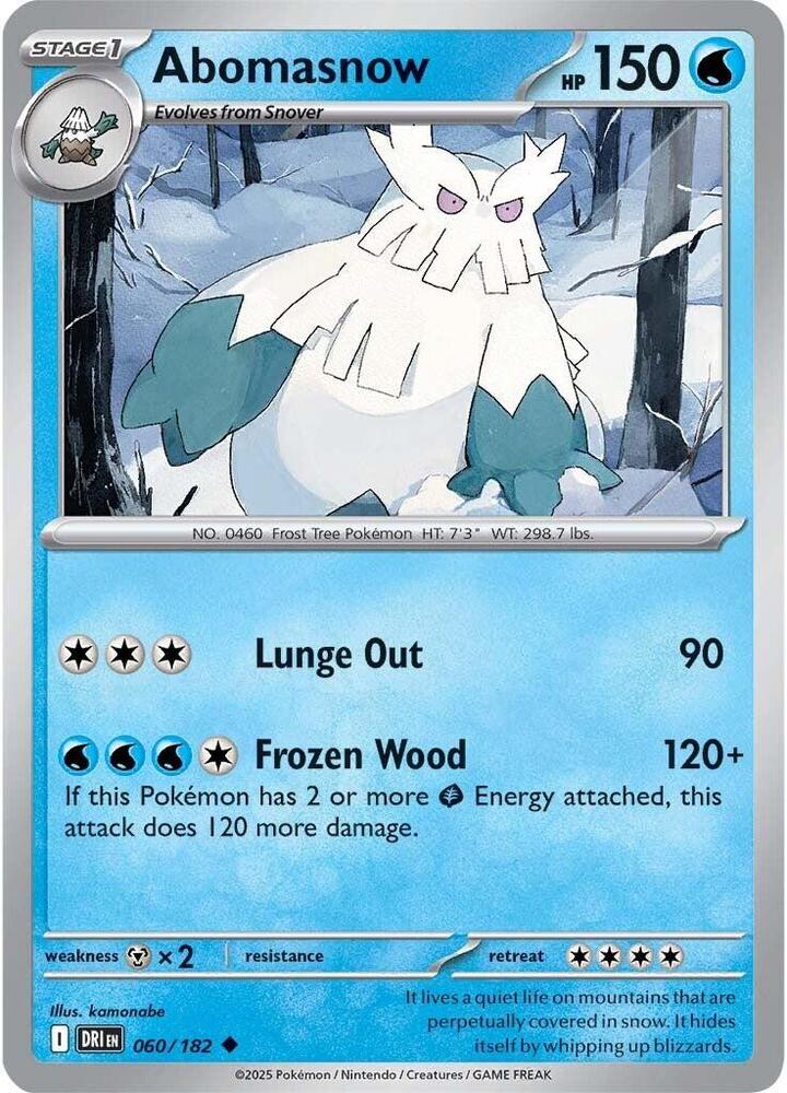 Abomasnow 060/182 (SV10: Destined Rivals) 