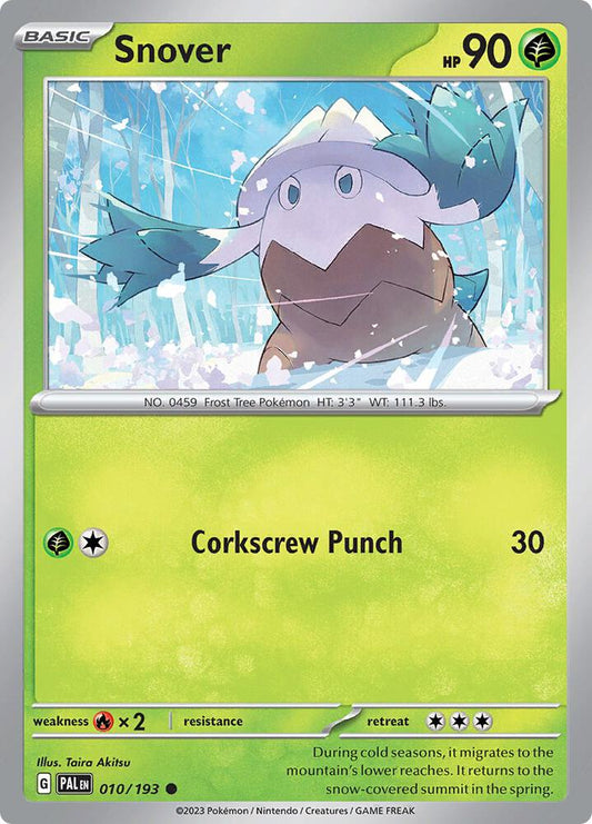 Snover 010/193 (SV02: Paldea Evolved) 