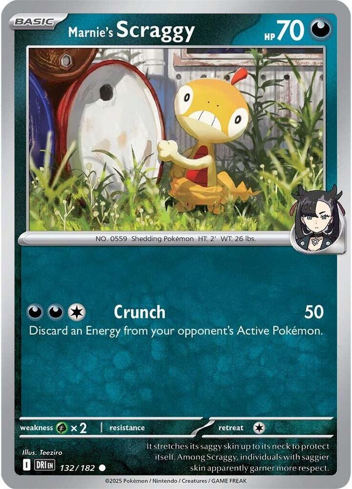 Marnie's Scraggy 132/182 (SV10: Destined Rivals) 