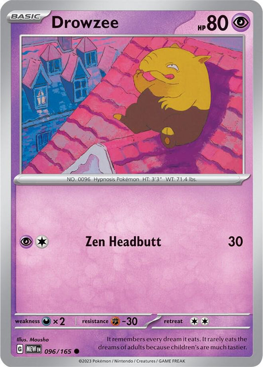 Drowzee 096/165 (SV: Scarlet & Violet 151) 