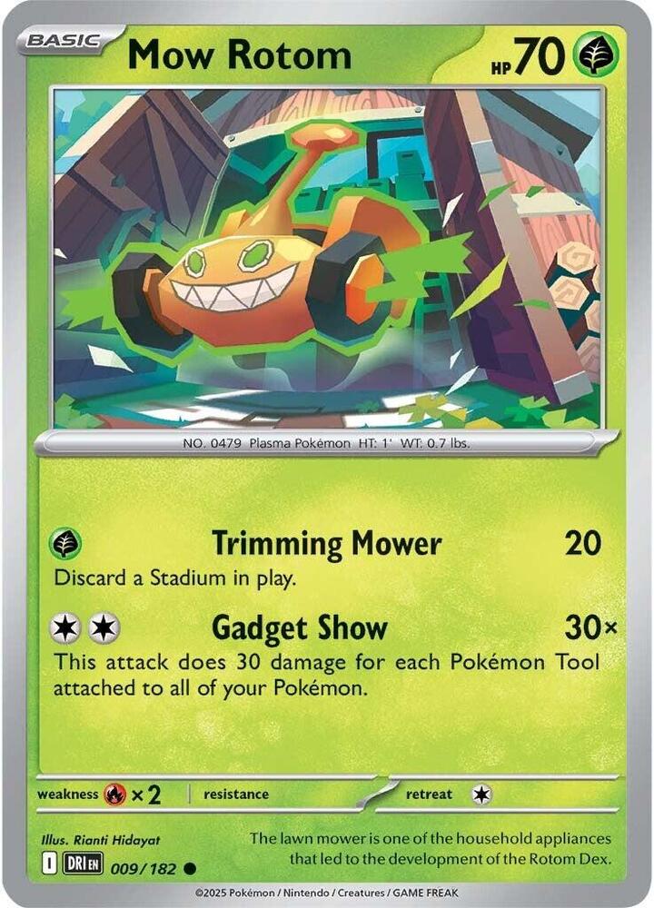 Mow Rotom 009/182 (SV10: Destined Rivals) 