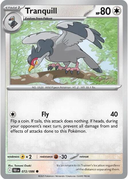 Tranquill 072/086 (SV: Black Bolt) 