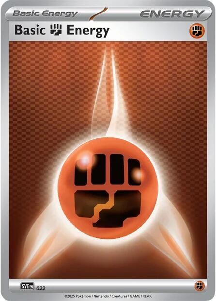 Basic Fighting Energy 022 022 (SVE: Scarlet & Violet Energies) 