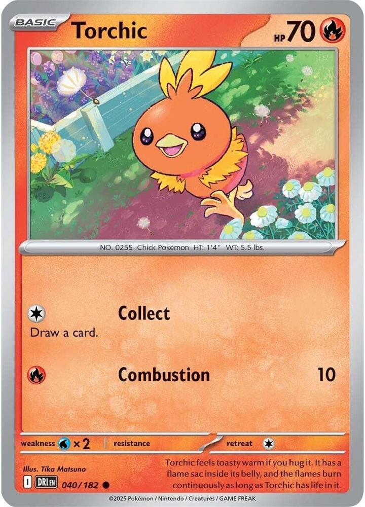 Torchic 040/182 (SV10: Destined Rivals) 