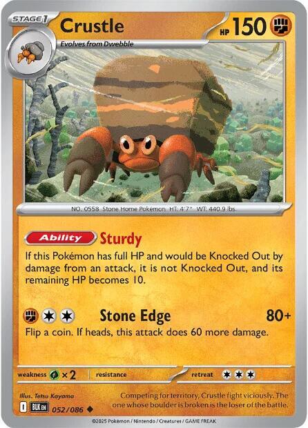 Crustle 052/086 (SV: Black Bolt) 