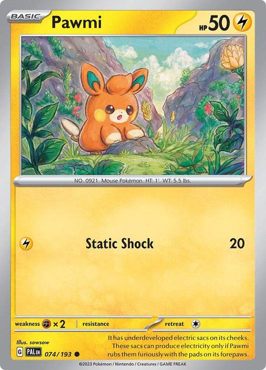 Pawmi 074/193 (SV02: Paldea Evolved) 
