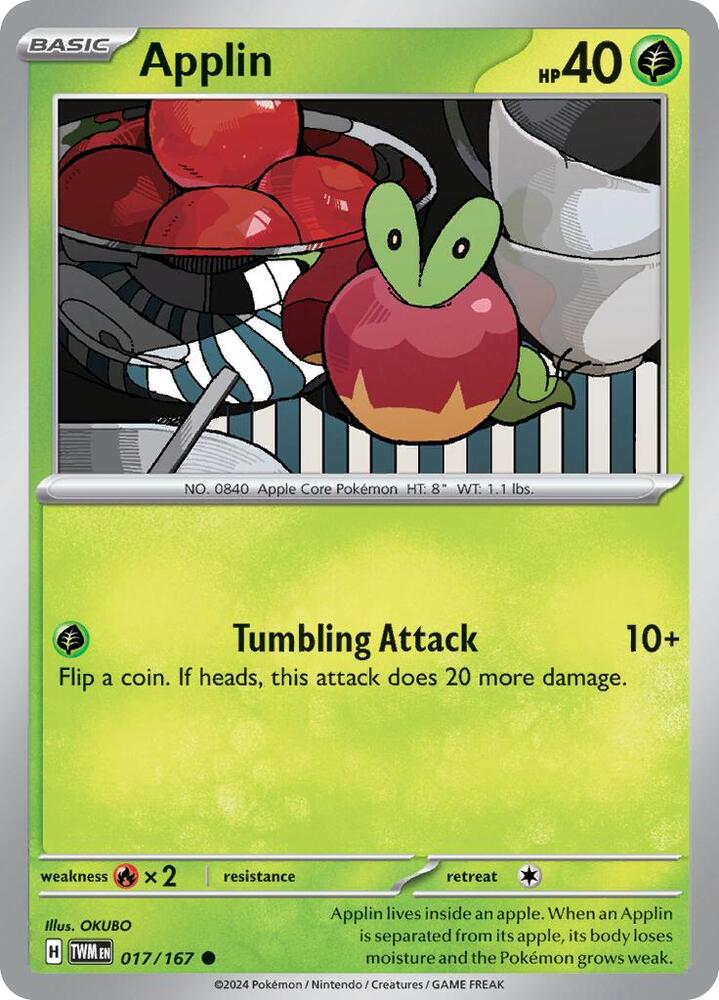 Applin 017/167 (SV06: Twilight Masquerade) 