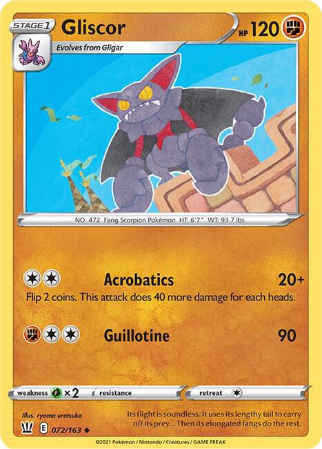 Gliscor 072/163 (SWSH05: Battle Styles) 