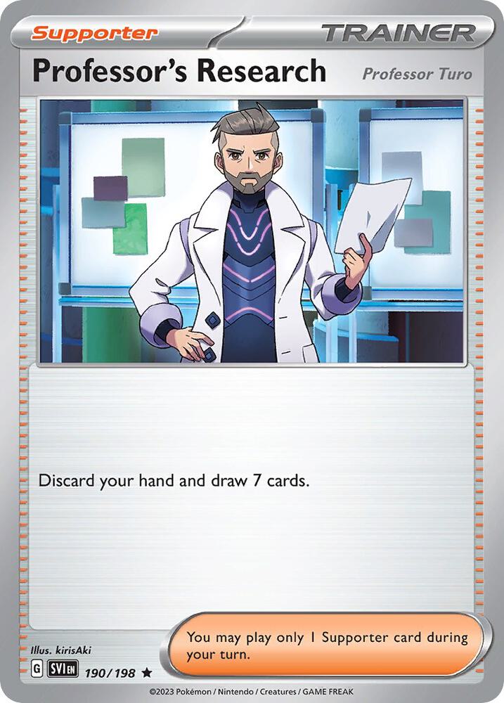 Professor's Research 190/198 (Deck Exclusives) 