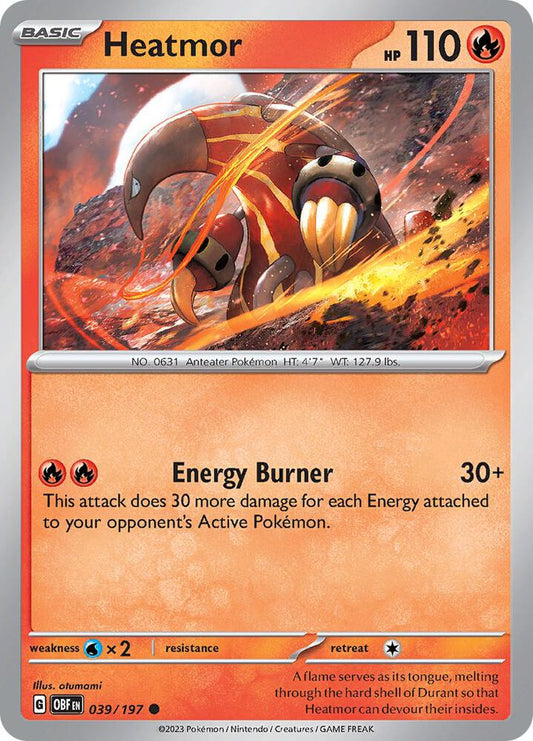 Heatmor 039/197 (SV03: Obsidian Flames) 