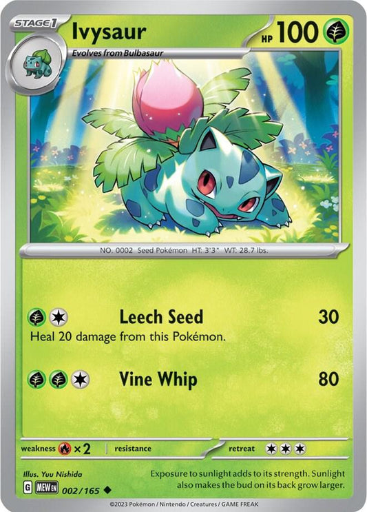 Ivysaur 002/165 (SV: Scarlet & Violet 151) 