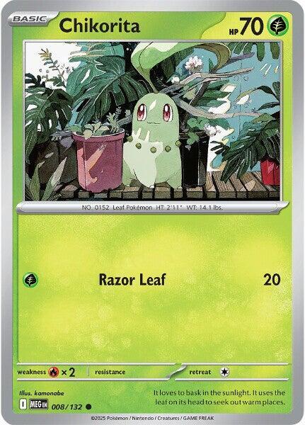 Chikorita 008/132 (ME01: Mega Evolution) 