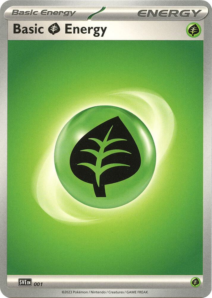 Basic Grass Energy 001 (SVE: Scarlet & Violet Energies) 
