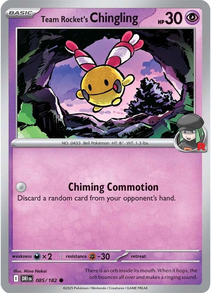 Team Rocket's Chingling 085/182 (SV10: Destined Rivals) 