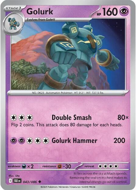 Golurk 043/086 (SV: Black Bolt) 