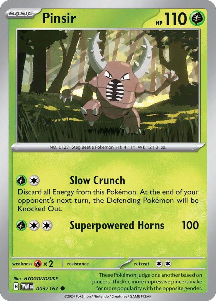 Pinsir 003/167 (SV06: Twilight Masquerade) 