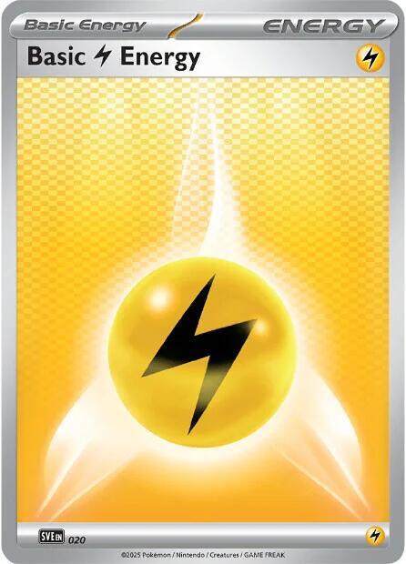 Basic Lightning Energy 020 (SVE: Scarlet & Violet Energies) 