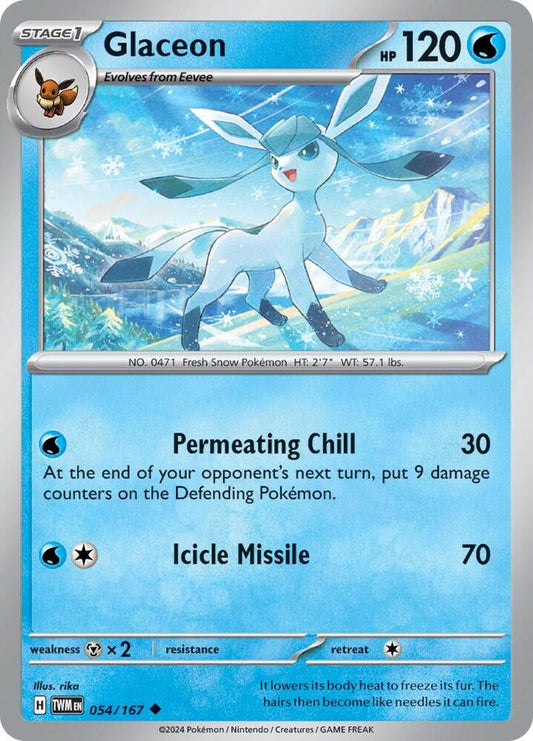 Glaceon 054/167 (SV06: Twilight Masquerade) 